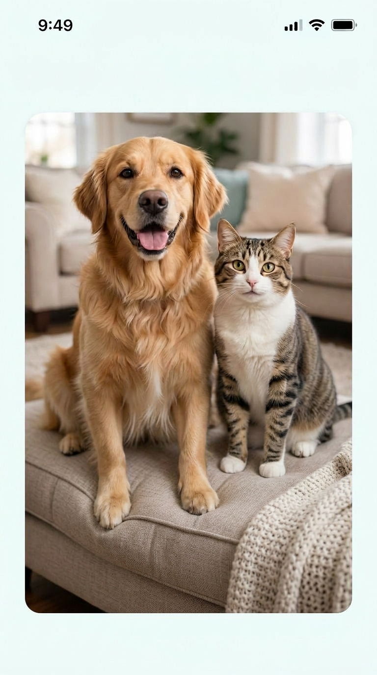 VetPet onboarding welcome screen